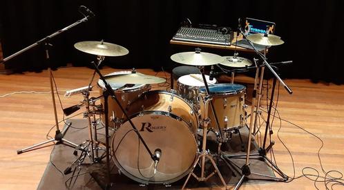 Rogers drums Scriptlogo Powertone, Muziek en Instrumenten, Drumstellen en Slagwerk, Gebruikt, Overige merken, Ophalen