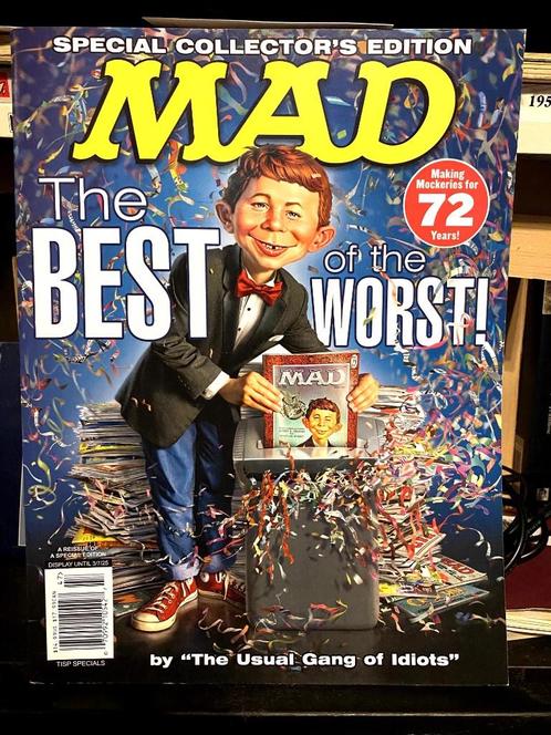 MAD Magazine The Best of the Worst 2024 Reissue, Boeken, Film, Tv en Media, Zo goed als nieuw, Vakgebied of Filmindustrie, Ophalen of Verzenden