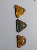 Plaques vélo 1944-45-46, Collections, Objets militaires | Général, Enlèvement ou Envoi