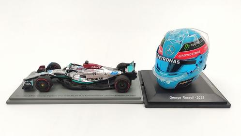 Spark Mercedes W13 Russell Brazilian F1 GP winner 2022, Hobby en Vrije tijd, Modelauto's | 1:43, Verzenden