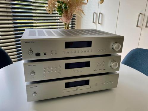 Rotel HiFi Set Silver (A12, T14 en CD14), Audio, Tv en Foto, Stereoketens, Zo goed als nieuw, Cd-speler, Tuner of Radio, Speakers