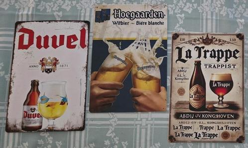 5 Reclameborden bier, Verzamelen, Merken en Reclamevoorwerpen, Nieuw, Reclamebord, Ophalen of Verzenden