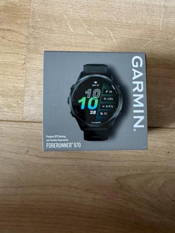 Garmin Forerunner 970 - Neuf, inutilisé, Bijoux, Sacs & Beauté, Neuf, Étanche, Enlèvement ou Envoi, Garmin