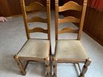 2 Prachtige stoelen Vintage, Maison & Meubles, Chaises, Bois, Utilisé, Autres couleurs, Enlèvement ou Envoi
