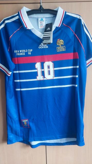 Zinedine Zidane shirt Frankrijk WK 1998