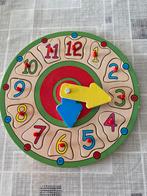 Houten klok om te leren klok lezen, Kinderen en Baby's, Ophalen of Verzenden, Gebruikt, Overige typen