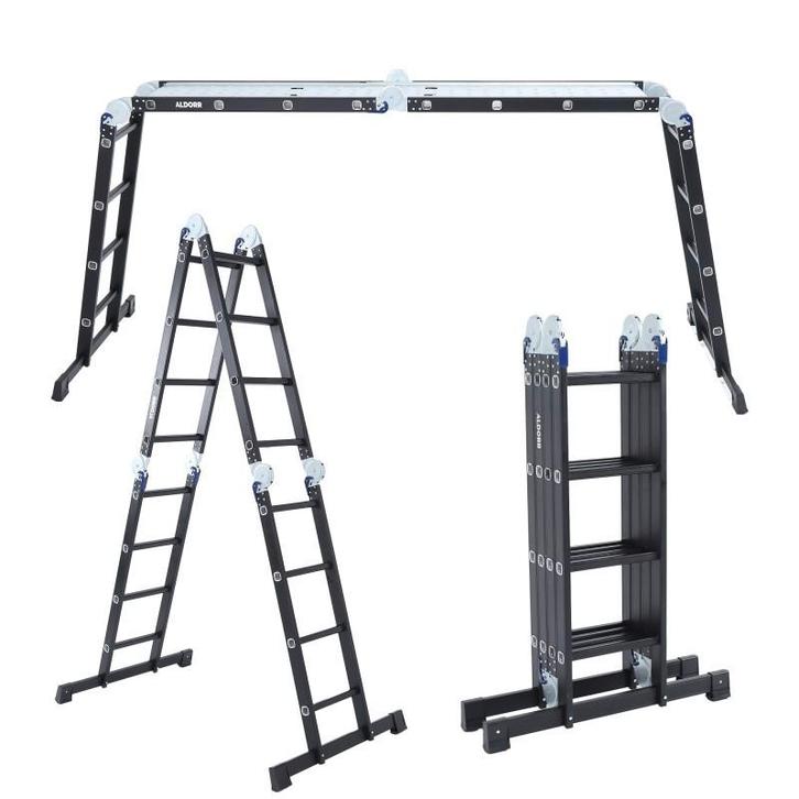 Multifunctionele vouwladder Aldorr, Doe-het-zelf en Bouw, Ladders en Trappen, Ophalen