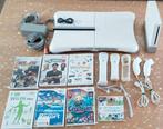 Console Wii + manettes + Joysticks, balance bord, jeux, Ophalen of Verzenden, Zo goed als nieuw