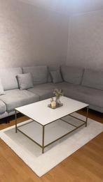 Tables basse + tapis, Maison & Meubles, Tables | Tables de salon, 100 à 150 cm, Moins de 50 cm, Comme neuf, Verre