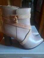 Beige lederen enkellaarsjes Tamaris maat 39 nieuw, Enlèvement, Neuf, Beige