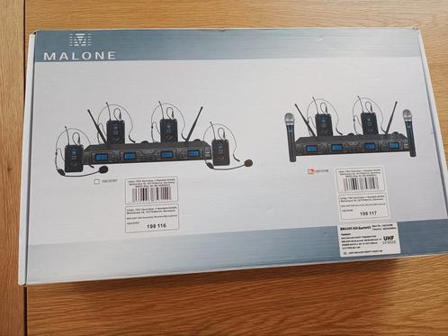 Malone set sans fil, 2 micros + 2 headsets, Muziek en Instrumenten, Versterkers | Keyboard, Monitor en PA, Gebruikt, Ophalen