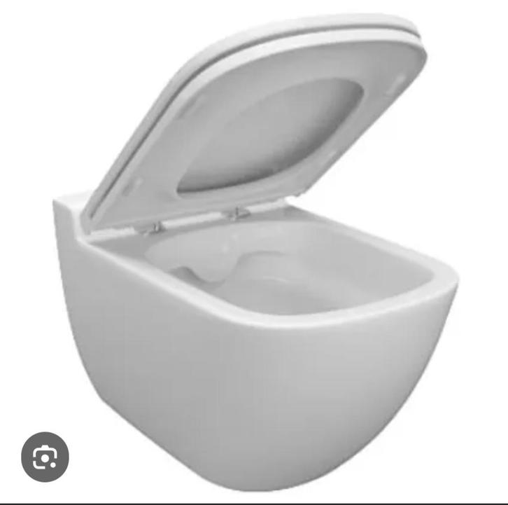 Toilet Aquazuro: ENKEL pot, bril en bevestigingssysteem, Doe-het-zelf en Bouw, Sanitair, Nieuw, Toilet, Ophalen