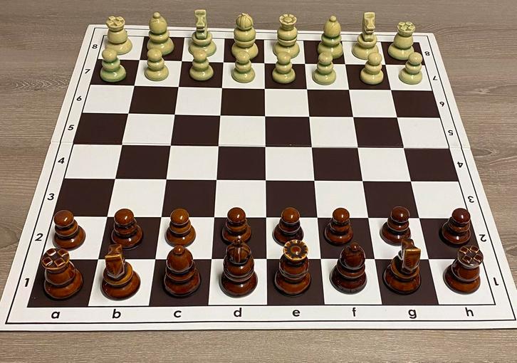 Vintage schaakspel, prijs: 35€, Hobby en Vrije tijd, Gezelschapsspellen | Overige, Zo goed als nieuw, Een of twee spelers, Ophalen of Verzenden