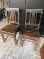 2 houten stoelen, Ophalen, Onbelend, Zo goed als nieuw, Onbekend