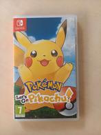 Pokemon Let's go Pikachu voor nintendo switch, Games en Spelcomputers, Ophalen of Verzenden, Zo goed als nieuw