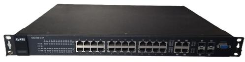 ZyXEL GS2200-24P 24-poorts Gigabit onbeheerde PoE-switch, Computers en Software, Netwerk switches, Gebruikt, Ophalen of Verzenden