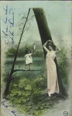 FANTASIEKAART PASEN  190?, Divers, Pâques, Enlèvement ou Envoi, Utilisé