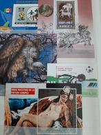 Blauw King album vol met 188 blokken wereld gestempeld, Verzenden, Gestempeld, Overige thema's