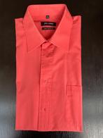 Herenhemd korte mouwen roze-rood maat 41/42 - Large, Kleding | Heren, Overhemden, Ophalen of Verzenden, Gedragen, Roze, Halswijdte 41/42 (L)