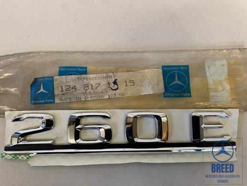 NOS embleem 260E voor Mercedes-Benz W124, Auto-onderdelen, Carrosserie, Mercedes-Benz, Nieuw, Ophalen of Verzenden