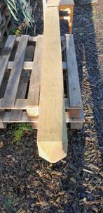 Houten grenen pilaren, Doe-het-zelf en Bouw, Hout en Planken, Ophalen, Zo goed als nieuw, Grenen, Balk