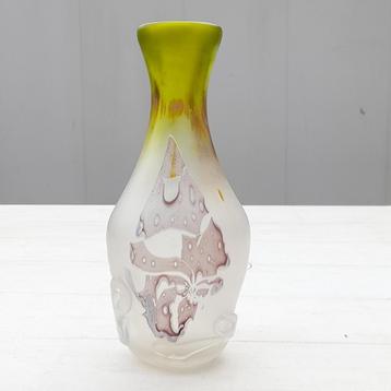 Vase Louis Leloup du Val Saint Lambert. Signé et numéroté beschikbaar voor biedingen