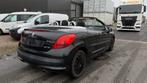 Peugeot 207 Cabriolet 1.6 hdi, Auto's, Stof, 4 cilinders, Cabriolet, Zwart