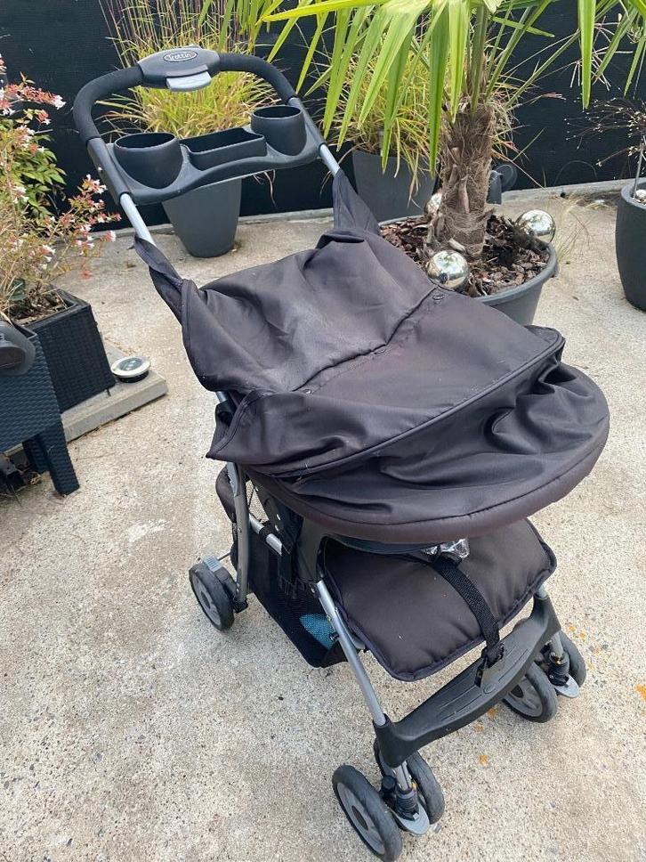 Kinderwagen/Buggy "Trottin", Kinderen en Baby's, Buggy's, Gebruikt, Overige merken, Regenhoes, Verstelbare rugleuning, Voetenzak