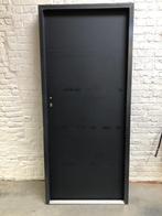 buitendeur metaal antraciet, Doe-het-zelf en Bouw, Ophalen, Gebruikt, 80 tot 100 cm, 215 cm of meer