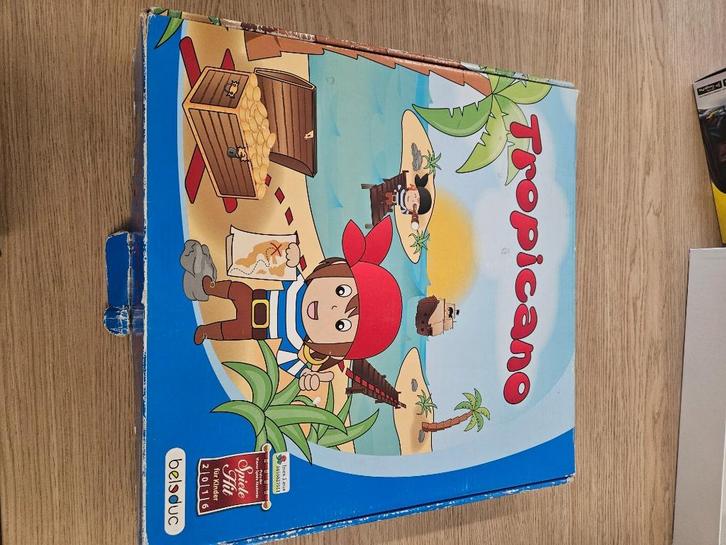 Gezelschapsspel Tropicano, Hobby en Vrije tijd, Gezelschapsspellen | Bordspellen, Gebruikt, Een of twee spelers, Drie of vier spelers