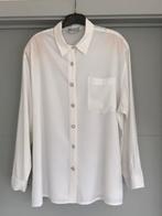 Witte dames blouse lange mouw / maat 52, Kleding | Dames, Grote Maten, Ophalen of Verzenden, Zo goed als nieuw, Abiti per Lei