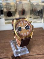 Vintage yema chronograaf, valjoux, 38mm, 1960-1970, landeron, Ophalen of Verzenden