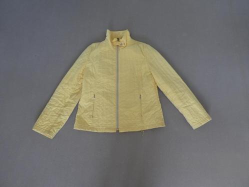 Kort, pastelgeel zomerjasje – maat 42 - merk: ConceptUK, Kleding | Dames, Jassen | Zomer, Zo goed als nieuw, Maat 42/44 (L), Geel