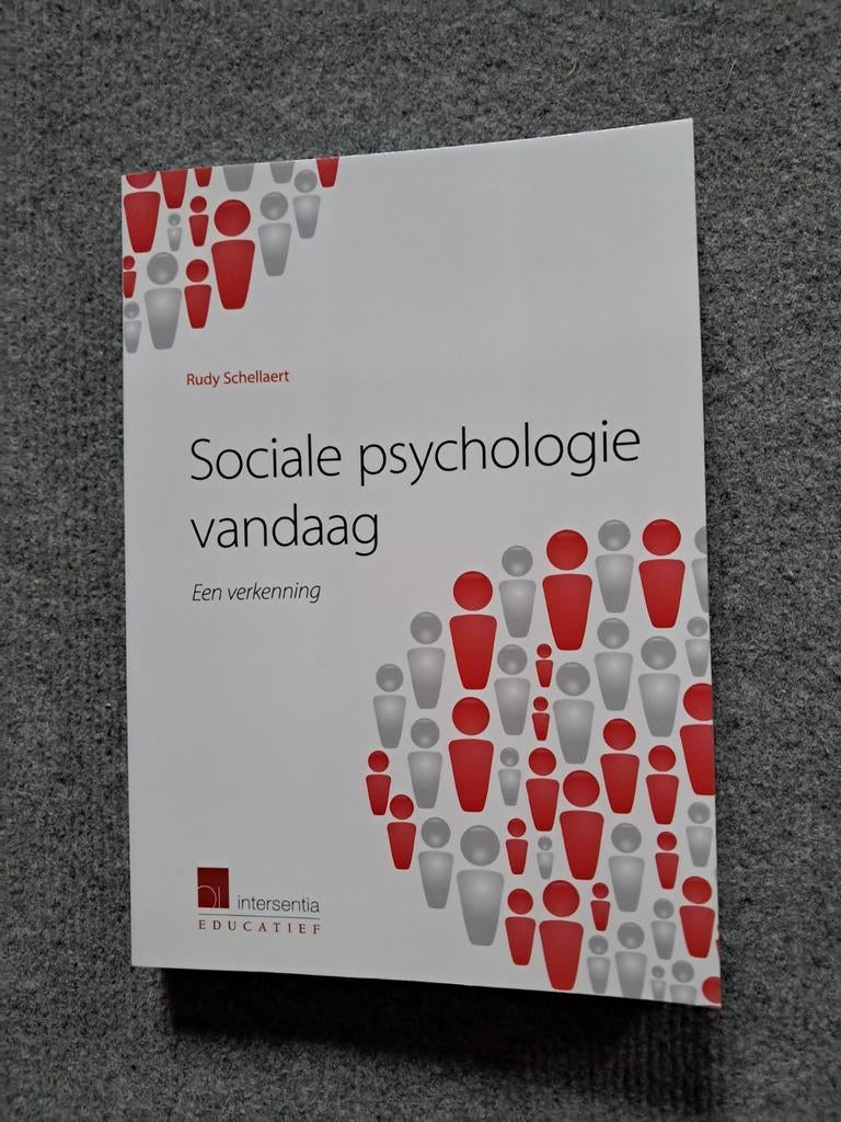 Boek sociale psychologie vandaag, Livres, Psychologie, Enlèvement ou Envoi, Psychologie sociale