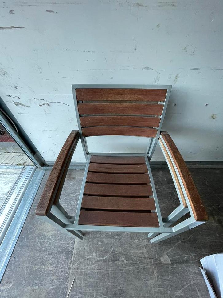 Stoelen en terrastafel enz... grote assortimenten, Tuin en Terras, Terrasdelen en Vlonders, Gebruikt, Ophalen