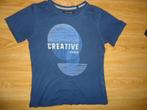 donkerblauwe t-shirt TERRE BLEUE jongen maat 140, Terre Bleue, Ophalen of Verzenden, Zo goed als nieuw, Shirt of Longsleeve