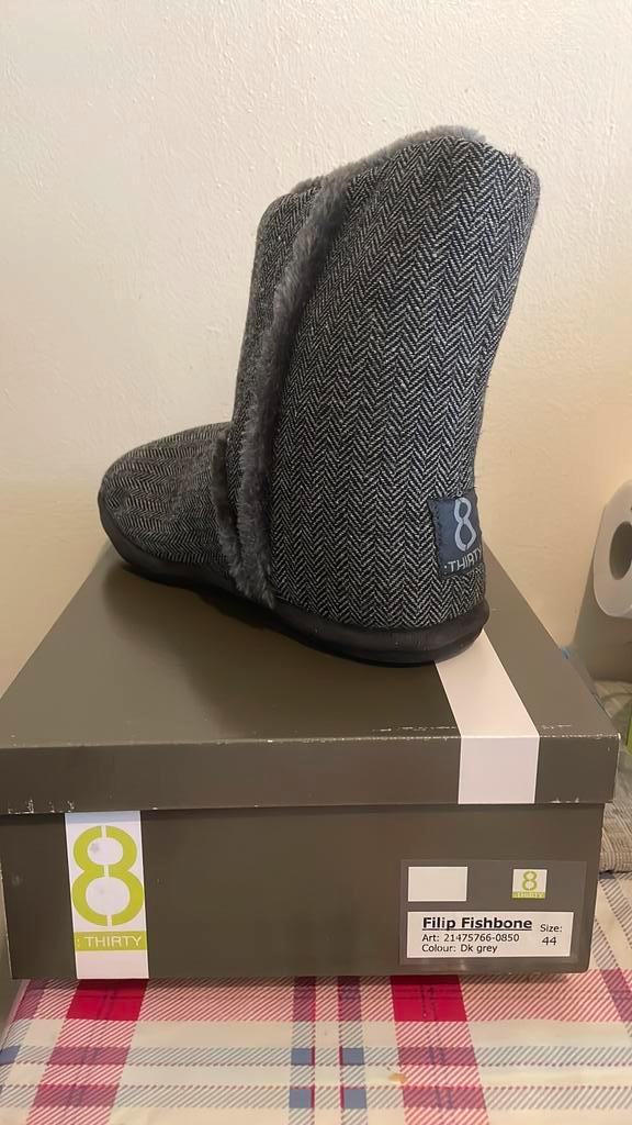 Filip Fishbone maat 44 pantoffels grijs, Kleding | Heren, Schoenen, Nieuw, Pantoffels of Sloffen, Overige kleuren, Ophalen