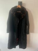 Pelsen mantel, Zwart, Gedragen, Ophalen, ANDERE