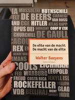 De elite van de macht, de macht van de elite, Boeken, Ophalen of Verzenden, Zo goed als nieuw, Walter Baeyens