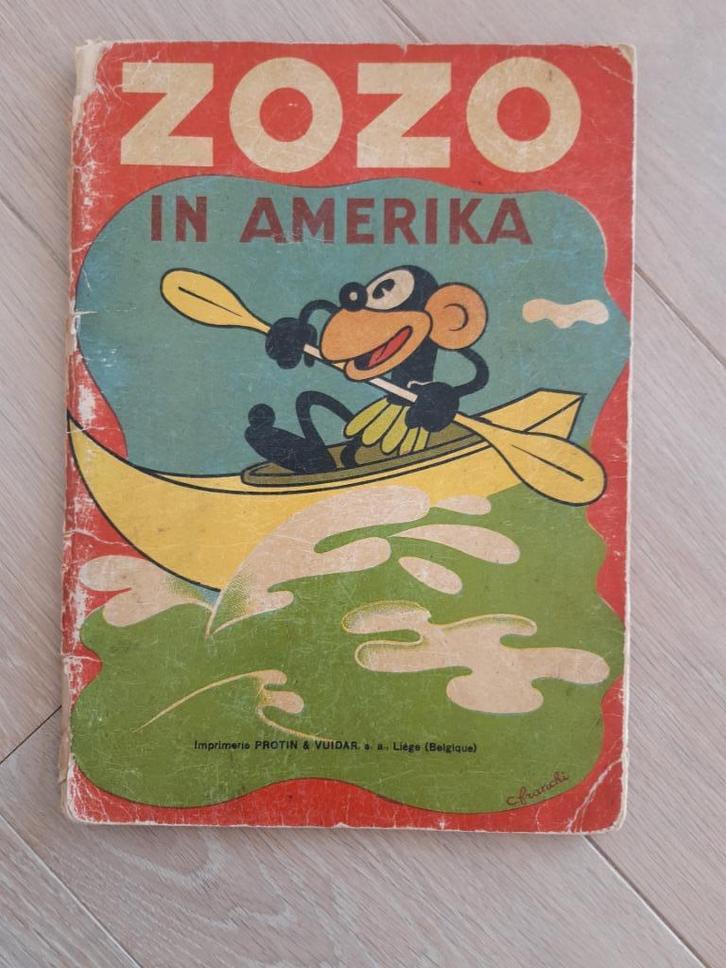 Strip Zozo in Amerika 1937, Boeken, Stripverhalen, Gelezen, Eén stripboek, Ophalen of Verzenden