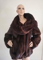 Sublime veste en fourrure, Enlèvement, Porté, Taille 42/44 (L), Brun
