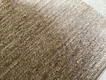 Tapijt in wol beige, 200 cm ou plus, Beige, 150 à 200 cm, Enlèvement