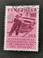 Venezuela 1966 - Conférence des ministres du Travail, Enlèvement ou Envoi, Affranchi, Amérique du Sud