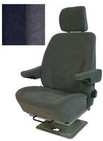 Stoelhoezen Volkswagen T4A of T4B Blauw/Grijs (set 2 Stuks)