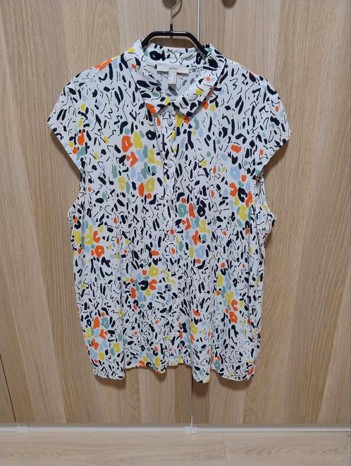 Chemisier multicolore Esprit Taille 42, Kleding | Dames, Blouses en Tunieken, Zo goed als nieuw, Maat 42/44 (L), Wit, Ophalen of Verzenden
