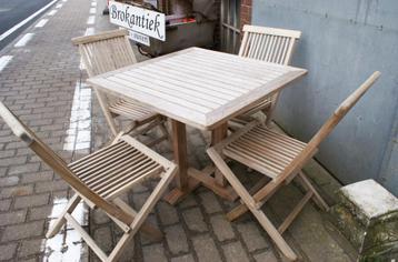 Tuinsets , tweedehands , opgekuist ,teak, topkwaliteit 