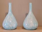 2 blauwe vazen., Maison & Meubles, Accessoires pour la Maison | Vases, Comme neuf, Enlèvement