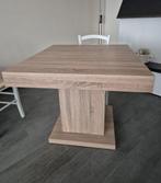 Uitschuifbare eettafel van 100 cm tot 250 cm, Ophalen, Zo goed als nieuw, Vijf personen of meer