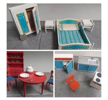 Lundby poppenhuis kamersets ´50-´60