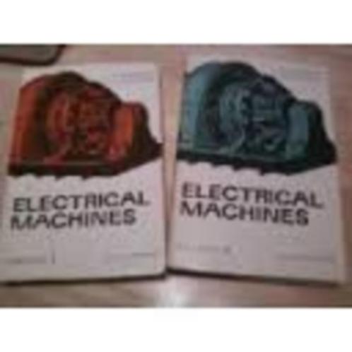 Electrical machines vol 1 & 2, Livres, Technique, Utilisé, Électrotechnique, Enlèvement ou Envoi